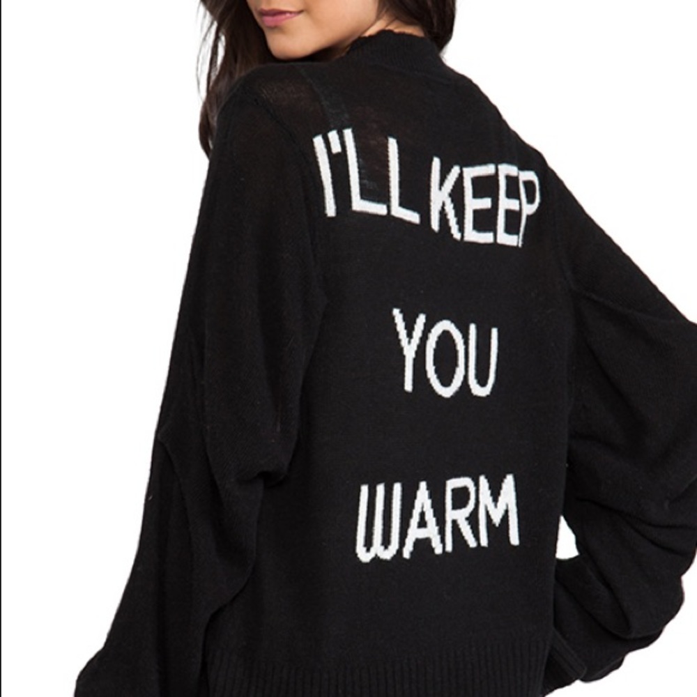 Wild fox I’ll keep you warm cardigan